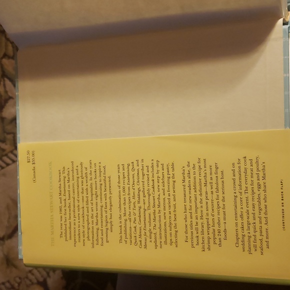 MARTHA STEWART COOKBOOK 1995 - Picture 3 of 6